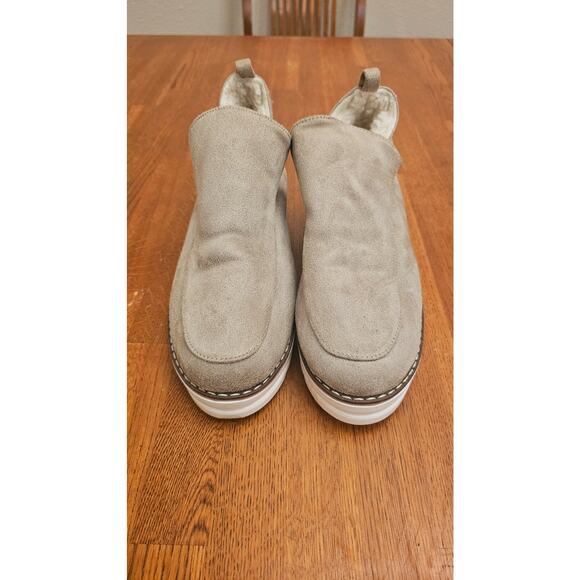 Mks fur lined shoes size 8.5/ EU 40 - Picture 2 of 5